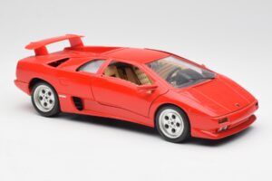 Lamborghini Diablo Raudonas Bburago 1:18 3028-M1 Metalas - nuotrauka 6 iš 8