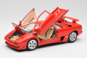 Lamborghini Diablo Raudonas Bburago 1:18 3028-M1 Metalas - nuotrauka 2 iš 8