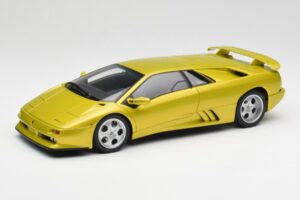Lamborghini Diablo SE30 Anniversary Edition Geltonas Spyder AUTOart 1:18 79157 Metalas