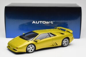 Lamborghini Diablo SE30 Anniversary Edition Geltonas Spyder AUTOart 1:18 79157 Metalas - nuotrauka 8 iš 8
