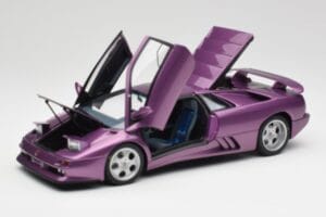 Lamborghini Diablo SE30 Anniversary Edition Metallic Violetinis AUTOart 1:18 79158 Metalas - nuotrauka 2 iš 8