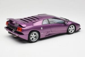 Lamborghini Diablo SE30 Anniversary Edition Metallic Violetinis AUTOart 1:18 79158 Metalas - nuotrauka 3 iš 8