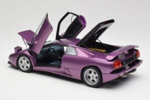 Lamborghini Diablo SE30 Anniversary Edition Metallic Violetinis AUTOart 1:18 79158 Metalas - nuotrauka 5 iš 8