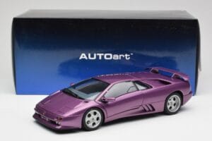 Lamborghini Diablo SE30 Anniversary Edition Metallic Violetinis AUTOart 1:18 79158 Metalas - nuotrauka 8 iš 8