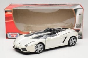 Lamborghini Gallardo Concept S Baltas Motormax 1:18 79156 Metalas - nuotrauka 8 iš 8