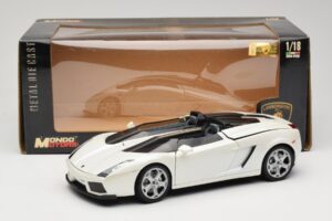 Lamborghini Gallardo Concept Baltas Mondo Motors 1:18 146432 Metalas - nuotrauka 8 iš 8