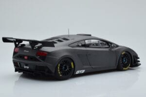 Lamborghini Gallardo GT3 FL2 Tamsiai Pilkas AUTOart 1:18 81360 Metalas - nuotrauka 3 iš 8