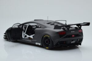 Lamborghini Gallardo GT3 FL2 Tamsiai Pilkas AUTOart 1:18 81360 Metalas - nuotrauka 5 iš 8
