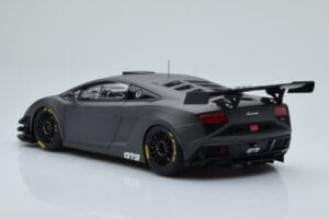 Lamborghini Gallardo GT3 FL2 Tamsiai Pilkas AUTOart 1:18 81360 Metalas - nuotrauka 7 iš 8