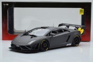 Lamborghini Gallardo GT3 FL2 Tamsiai Pilkas AUTOart 1:18 81360 Metalas - nuotrauka 8 iš 8