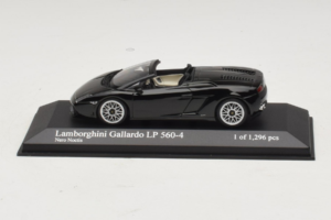 Lamborghini Gallardo LP560-4 Spyder Juodas Minichamps 1:43 400103830 Metalas