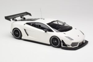 Lamborghini Gallardo LP600+ GT3 Bianco Monocerus Minichamps 1:18 151111102 Metalas - nuotrauka 4 iš 6
