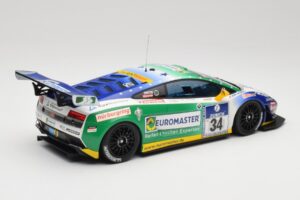 Lamborghini Gallardo LP600+ GT3 Reiter Engineering #34 H-J. Stuck / D. Rostek ADAC 24 Hours Nurburgring 2011 Minichamps 1:18  - nuotrauka 2 iš 6
