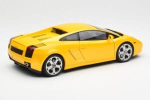 Lamborghini Gallardo Metallic Geltonas AUTOart 1:18 74571 Metalas - nuotrauka 3 iš 8
