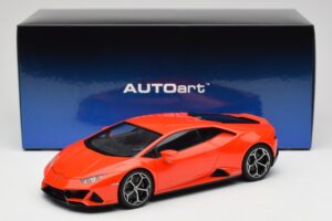 Lamborghini Huracan EVO Arancio Xanto AUTOart 1:18 79214 Kompozitas - nuotrauka 8 iš 8