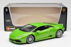 Lamborghini Huracan LP610-4 Žalias Bburago 1:18 18-11038 Metalas - nuotrauka 8 iš 8