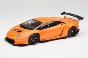 Lamborghini Huracan LP620-2 Super Trofeo Arancio Borealis Pearl Effect Oranžinis AUTOart 1:18 81558 Metalas