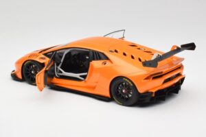 Lamborghini Huracan LP620-2 Super Trofeo Arancio Borealis Pearl Effect Oranžinis AUTOart 1:18 81558 Metalas - nuotrauka 5 iš 8
