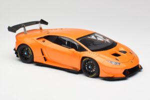 Lamborghini Huracan LP620-2 Super Trofeo Arancio Borealis Pearl Effect Oranžinis AUTOart 1:18 81558 Metalas - nuotrauka 7 iš 8