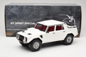 Lamborghini LM002 Baltas Kyosho 1:18 GTS18508W Derva - nuotrauka 6 iš 6