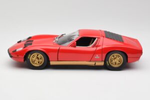 Lamborghini Miura Raudonas Anson 1:18 30302 Metalas - nuotrauka 4 iš 8