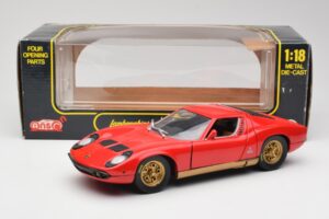 Lamborghini Miura Raudonas Anson 1:18 30302 Metalas - nuotrauka 8 iš 8