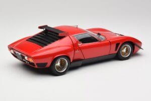 Lamborghini Miura SVR Raudonas & Juodas Kyosho 1:18 08319R Metalas - nuotrauka 3 iš 8