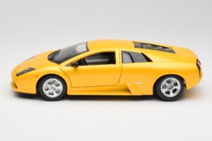 Lamborghini Murcielago LP640 Geltonas Bburago 1:18 23124646-M1 Metalas - nuotrauka 4 iš 8