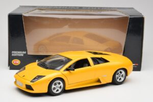Lamborghini Murcielago LP640 Geltonas Bburago 1:18 23124646-M1 Metalas - nuotrauka 8 iš 8