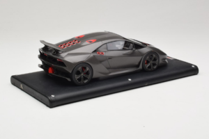 Lamborghini Sesto Elemento Matte Black MR Collection 1:18 LAMB054 Derva - nuotrauka 3 iš 6