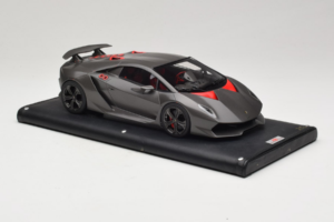 Lamborghini Sesto Elemento Matte Black MR Collection 1:18 LAMB054 Derva - nuotrauka 4 iš 6