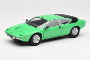 Lamborghini Urraco P250 Šviesiai Žalias Kyosho 1:18 08441G Metalas