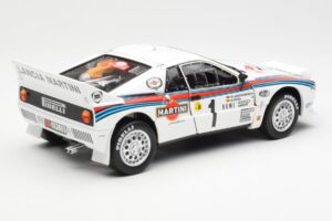 Lancia 037 Martini #1 W. Rohrl / C. Geistdorfer Winner Rally Monte Carlo 1983 Nakties Versija Kyosho 1:18 08306A Metalas - nuotrauka 3 iš 8