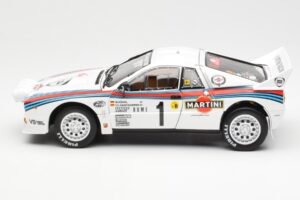 Lancia 037 Martini #1 W. Rohrl / C. Geistdorfer Winner Rally Monte Carlo 1983 Nakties Versija Kyosho 1:18 08306A Metalas - nuotrauka 4 iš 8