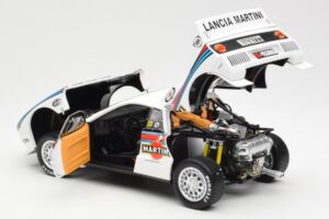 Lancia 037 Martini #1 W. Rohrl / C. Geistdorfer Winner Rally Monte Carlo 1983 Nakties Versija Kyosho 1:18 08306A Metalas - nuotrauka 5 iš 8