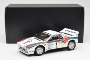 Lancia 037 Martini #1 W. Rohrl / C. Geistdorfer Winner Rally Monte Carlo 1983 Nakties Versija Kyosho 1:18 08306A Metalas - nuotrauka 8 iš 8