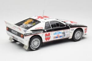 Lancia 037 #1 G. Cunico / E. Bartolich Targa Florio Winner 1983 Kyosho 1:18 08302H Metalas - nuotrauka 3 iš 8