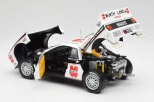 Lancia 037 #1 G. Cunico / E. Bartolich Targa Florio Winner 1983 Kyosho 1:18 08302H Metalas - nuotrauka 5 iš 8