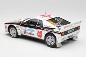 Lancia 037 #1 G. Cunico / E. Bartolich Targa Florio Winner 1983 Kyosho 1:18 08302H Metalas - nuotrauka 7 iš 8