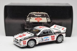 Lancia 037 #1 G. Cunico / E. Bartolich Targa Florio Winner 1983 Kyosho 1:18 08302H Metalas - nuotrauka 8 iš 8