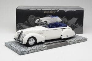 Lancia Astura Tipo 233 Corto Baltas Minichamps 1:18 107125330 Derva - nuotrauka 6 iš 6