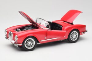 Lancia Aurelia B24 Spider Raudonas Bburago 1:18 3010 Metalas - nuotrauka 2 iš 8