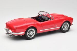 Lancia Aurelia B24 Spider Raudonas Bburago 1:18 3010 Metalas - nuotrauka 3 iš 8