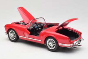 Lancia Aurelia B24 Spider Raudonas Bburago 1:18 3010 Metalas - nuotrauka 5 iš 8