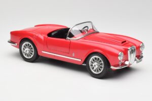 Lancia Aurelia B24 Spider Raudonas Bburago 1:18 3010 Metalas - nuotrauka 6 iš 8