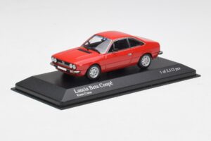 Lancia Beta Coupe Raudonas Minichamps 1:43 400125720 Metalas - nuotrauka 2 iš 3