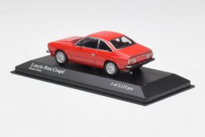 Lancia Beta Coupe Raudonas Minichamps 1:43 400125720 Metalas - nuotrauka 3 iš 3