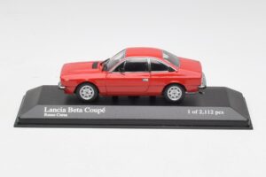 Lancia Beta Coupe Raudonas Minichamps 1:43 400125720 Metalas