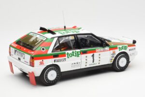 Lancia Delta HF 4WD #1 D. Cerrato Totip Rally Targa Florio 1987 Kyosho 1:18 08960C Metalas - nuotrauka 3 iš 8
