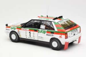 Lancia Delta HF 4WD #1 D. Cerrato Totip Rally Targa Florio 1987 Kyosho 1:18 08960C Metalas - nuotrauka 7 iš 8